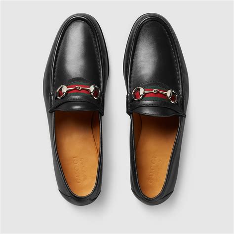 gucci leather fringe horsebit loafer|gucci horsebit loafers men.